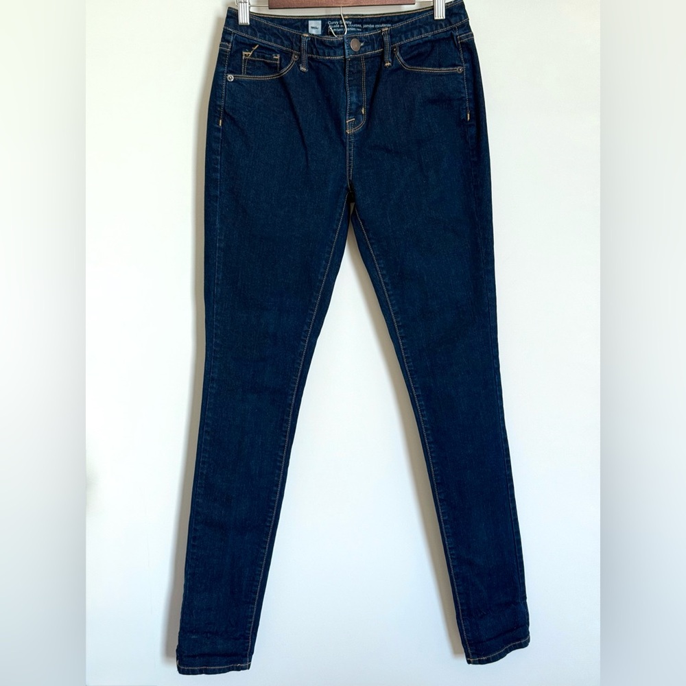 Mossimo Curvy Skinny Jeans Dark Wash Size 4L